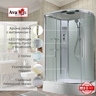 Душевая кабина EM3812LT стандартная прозрачная